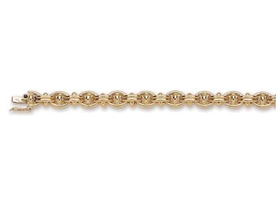 Bracciale Con Ancora Marina 8 Mm, 19 Cm, Oro Giallo 18 Carati. Rif. 2566 - Immagine Standard - 1