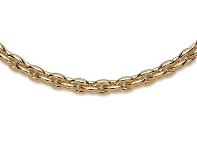 Collana Prestigiosa Di Conchiglie Grandi, 45 Cm, Oro Giallo 18 Carati.rif. 4368