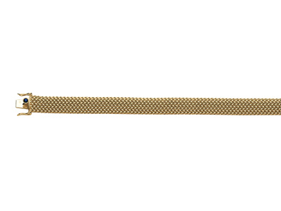 Bracciale Liscio Maglia Polacca 11 Mm, 19 Cm, Oro Giallo 18 Carati - Immagine Standard - 1