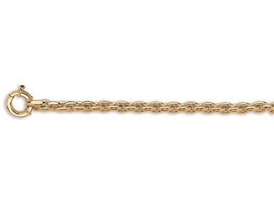 Bracciale Conchiglie 8,60 Mm, 19 Cm, Oro Giallo 18 Carati