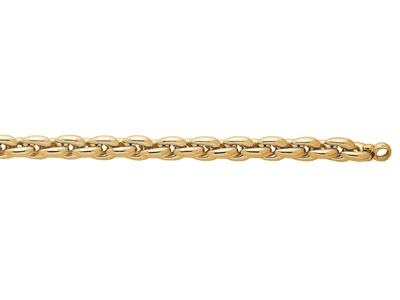 Bracciale Conchiglie 8,60 Mm, 19 Cm, Oro Giallo 18 Carati - Immagine Standard - 3