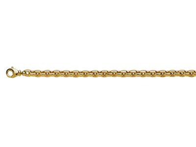 Bracciale Conchiglie 6,5 Mm, 19 Cm, Oro Giallo 18 Carati