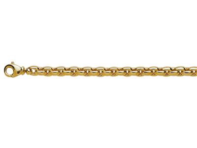 Bracciale Conchiglie 6,5 Mm, 19 Cm, Oro Giallo 18 Carati - Immagine Standard - 2