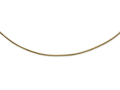 Collana Tonda Maglia Veneziana 2 Mm, Oro Giallo 18 Carati, 50 Cm