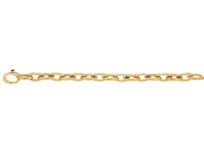 Bracciale 1623, Maglie Ovali Grandi, 21,5 Cm, Oro Giallo 18 Kt - Immagine Standard - 1