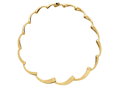 Collana Wave, 41,50 Cm, Oro Giallo 18 Carati