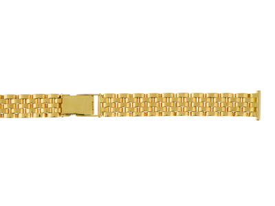 Bracciale Orologio Grain De Riz, Mailleserre Da 18 Mm, Oro Giallo 18 Carati. Rif. 9056