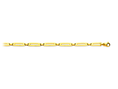 Bracciale Da Uomo Traforato 4,7 Mm, 21 Cm, Oro Giallo 18 Carati Ref. 3.50.358 - Immagine Standard - 1
