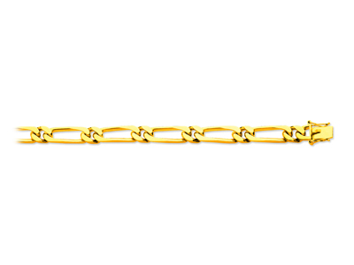 Bracciale 11 7 Mm, 21 Cm, Oro Giallo 18 Carati