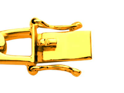 Bracciale Identit@ A Maglie Alternate 1/1 Stretta 7 Mm, 20 Cm, Oro Giallo 18 Carati - Immagine Standard - 3