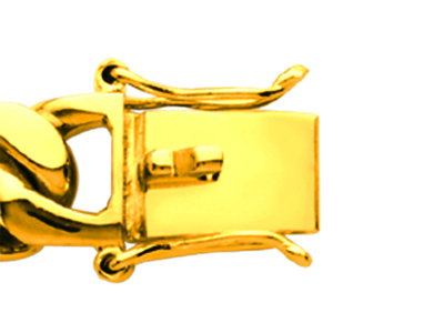 Bracciale Identit@ A Maglie Alternate 1/1 Stretta 8 Mm, 22 Cm, Oro Giallo 18 Carati - Immagine Standard - 3