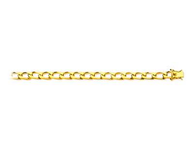 Bracciale Stretta A Maglia Di Cavallo Da 6 Mm, 20,50 Cm, Oro Giallo 18carati