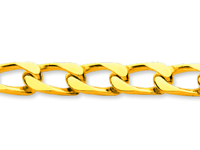 Bracciale Catena Cavallo 6 Mm, 20,50 Cm, Oro Giallo 18 Carati - Immagine Standard - 2