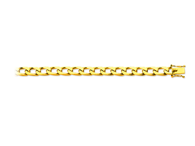 Bracciale Vicino A Maglia Cheval Da7 Mm, 20 Cm, Oro Giallo 18 Carati