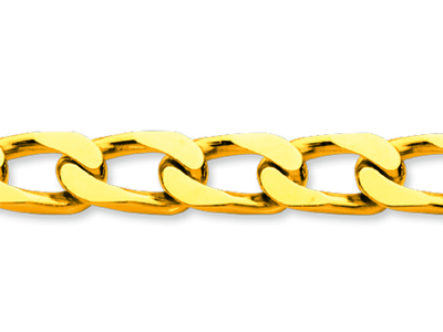 Bracciale Catena Cavallo 7 Mm, 20 Cm, Oro Giallo 18 Carati - Immagine Standard - 2