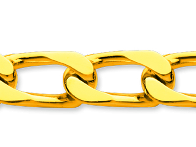 Bracciale Maglia Cheval Stretta Da 9 Mm, 21,5 Cm, Oro Giallo 18 Carati - Immagine Standard - 2