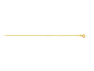 Catena Maglia Veneziana 1,08 Mm, 40cm, Oro Giallo 18 Carati