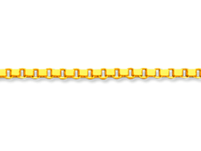 Catena Veneziana 1,24 Mm, 50 Cm, Oro Giallo 18 Carati - Immagine Standard - 2