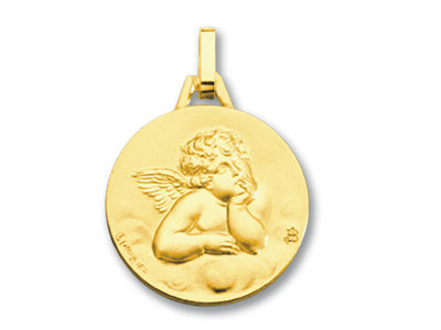 Medaglia Angelo Di Raffaello, Oro Giallo 18 Carati - Immagine Standard - 1