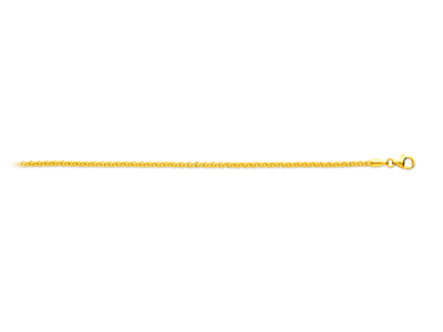 Catena Di Palme Massicce 2,30 Mm, 45 Cm, Oro Giallo 18 Carati - Immagine Standard - 1