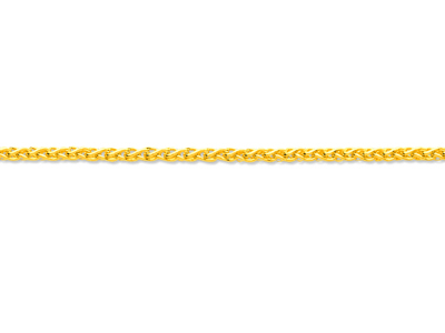 Catena Massiccia A Maglie Di Palma Da 2,30 Mm, 50 Cm, Oro Giallo 18 Carati - Immagine Standard - 2