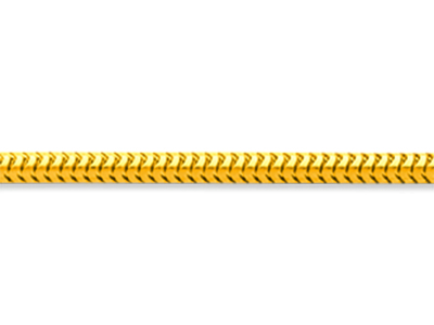 Catena A Serpentina 1,90 Mm, 45 Cm, Oro Giallo 18 Carati - Immagine Standard - 2