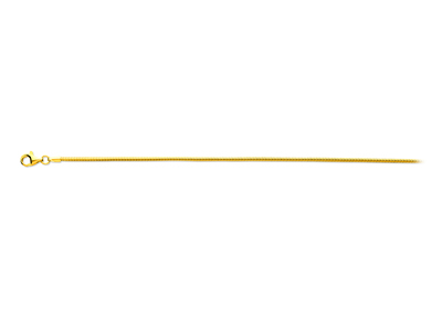 Catena A Maglie Serpentine 1,60 Mm,42 Cm, Oro Giallo 18 Carati
