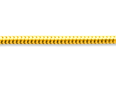 Catena A Maglie Serpentine 1,60 Mm,42 Cm, Oro Giallo 18 Carati - Immagine Standard - 2