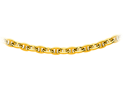 Collana Forçat Marine Modello Grande 10 Mm, 50 Cm, Oro Giallo 18 Carati - Immagine Standard - 1