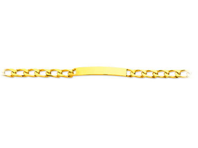 Bracciale Identity, Catena A Maglia Stretta 6 Mm, 20,5 Cm, Oro Giallo 18 Ct. - Immagine Standard - 1