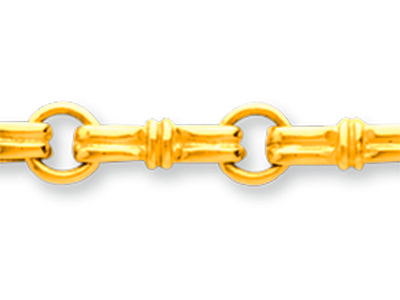 Bracciale Nodini Piccoli 4,8 Mm, 19cm, Oro Giallo 18 Carati - Immagine Standard - 2