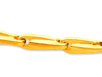 Collana Da Uomo Catena Epi 3,60 Mm,55 Cm, Oro Giallo 18 Carati - Immagine Standard - 2