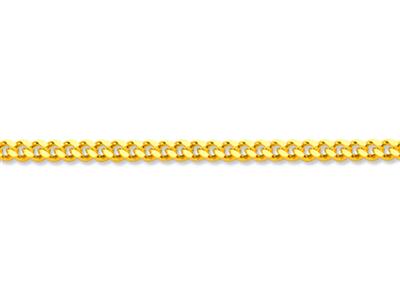 Catena Groumette Diamantata 1,50 Mm, 40 Cm, Oro Giallo 18 Carati - Immagine Standard - 2