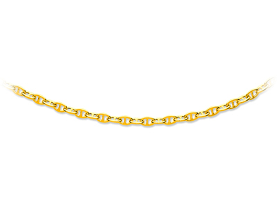 Catena A Maglie Forat Marine 6,20 Mm, 50 Cm, Oro Giallo 18 Kt