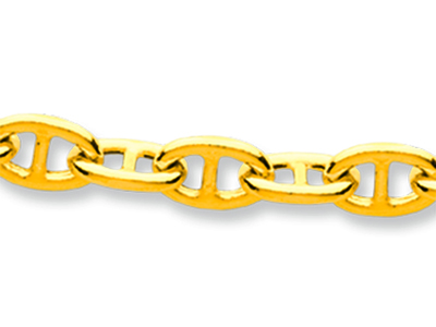 Catena A Maglie For\at Marine 6,20 Mm, 50 Cm, Oro Giallo 18 Kt - Immagine Standard - 2