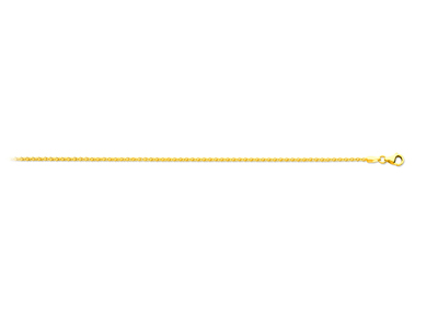 Catena A Maglie Larghe Di Palma Da 1,80 Mm, 40 Cm, Oro Giallo 18 Carati