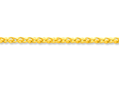Solida Catena A Maglia Palmier Da 1,80 Mm, 50 Cm, Oro Giallo 18 Carati - Immagine Standard - 2