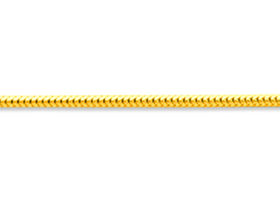 Catena A Serpentina 1,20 Mm, 42 Cm, Oro Giallo 18 Ct. - Immagine Standard - 2