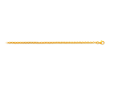 Bracciale Jaseron 2,40 Mm, 18 Cm, Oro Giallo 18 Carati - Immagine Standard - 1