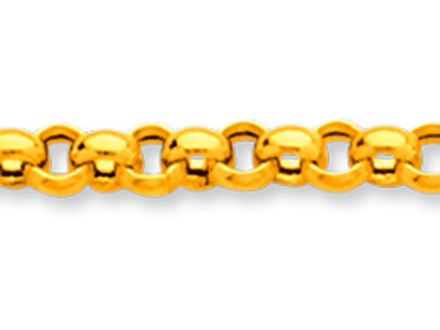 Catena Rete Rolò 3,30 Mm, 42 Cm, 18kt Oro Giallo - Immagine Standard - 2