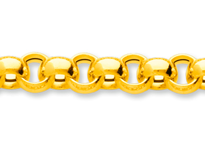 Bracciale Maglia Jaseron 7,80 Mm, 19 Cm, Oro Giallo 18 Carati - Immagine Standard - 2
