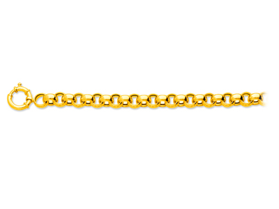 Bracciale Jaseron Maglia 9,80 Mm, 20,5 Cm, Oro Giallo 18 Carati - Immagine Standard - 1