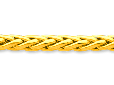 Bracciale A Maglia Palmier Cava 5 Mm, 19 Cm, Oro Giallo 18 Carati - Immagine Standard - 2