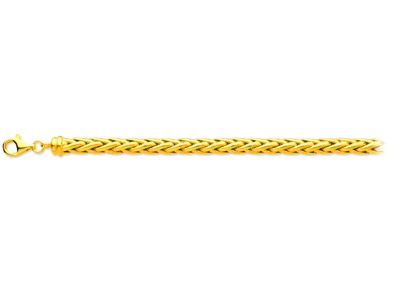 Bracciale A Maglia Palmier Cava 6 Mm, 21 Cm, Oro Giallo 18 Carati - Immagine Standard - 1