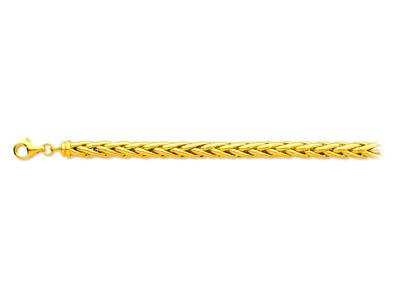 Bracciale A Maglia Palmier Cava 8 Mm, 20 Cm, Oro Giallo 18 Carati