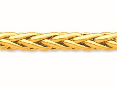 Bracciale A Maglia Palmier Cava 8 Mm, 20 Cm, Oro Giallo 18 Carati - Immagine Standard - 2