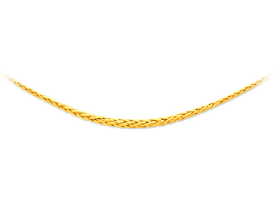 Collana Con Palma Cava, 6 Mm, 45 Cm, Oro Giallo 18 Carati - Immagine Standard - 1