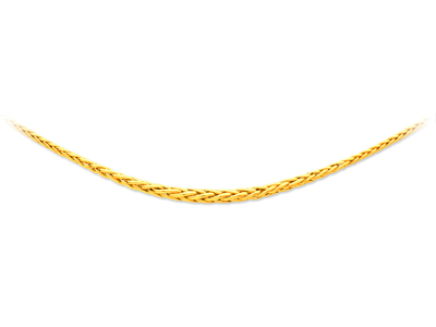 Collana A Maglia Palmier Cava Graduata 6 Mm, 45 Cm, Oro Giallo 18 Carati