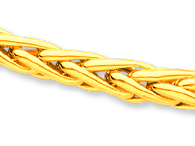 Collana A Maglia Palmier Cava Graduata 8 Mm, 45 Cm, Oro Giallo 18k. Rif.9.06.080 - Immagine Standard - 2