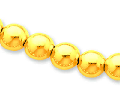 Collana Boules Parigiane 6 Mm, 45 Cm, Oro Giallo 18 Carati - Immagine Standard - 2